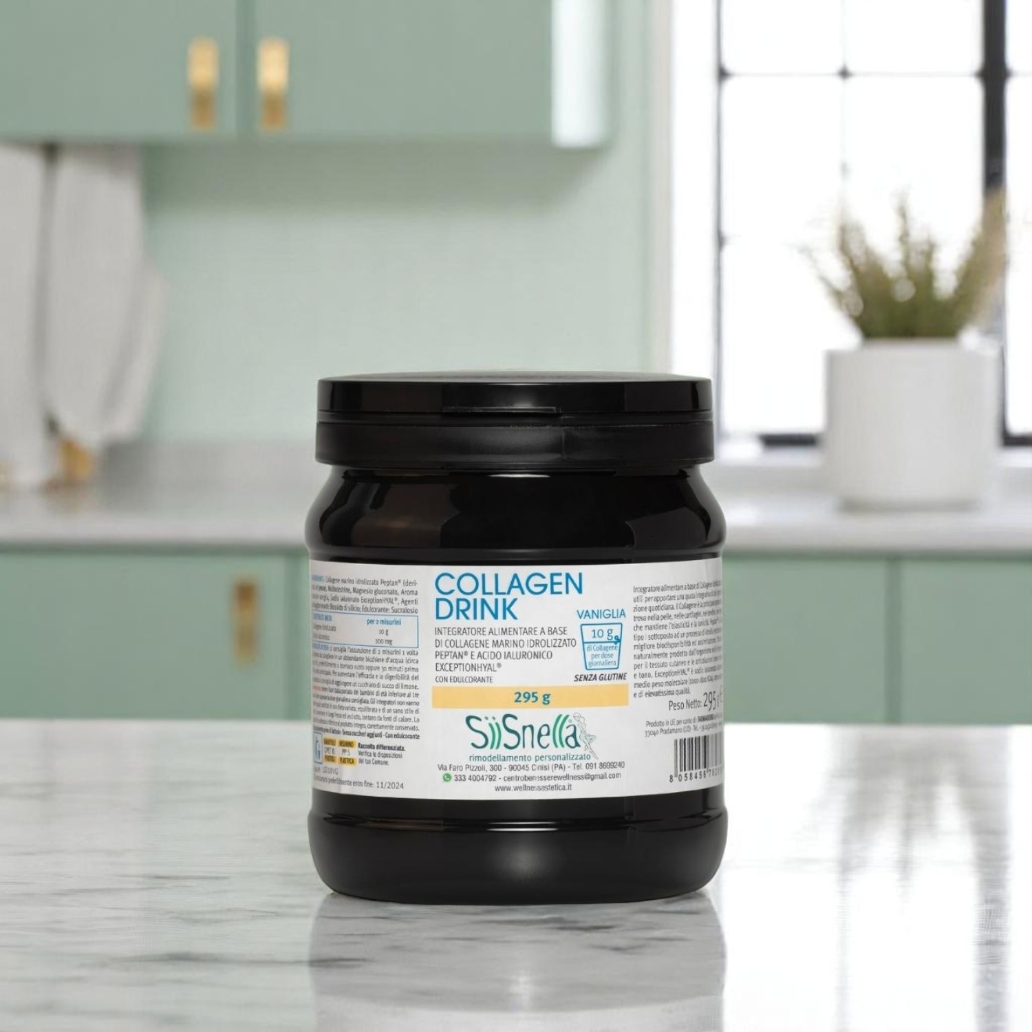 Collagen Drink Integratore - 10g collagene + 100mg acido ialuronico