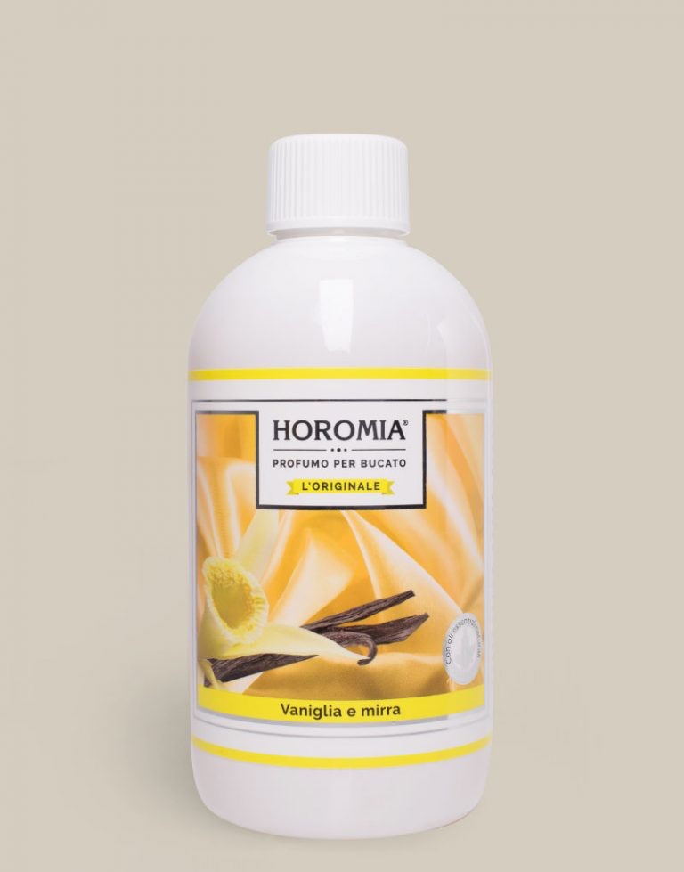 2022-01-19 14:47:25 Senza categoria>HOROMIA Profuma bucato 500ml - Vaniglia e Mirra