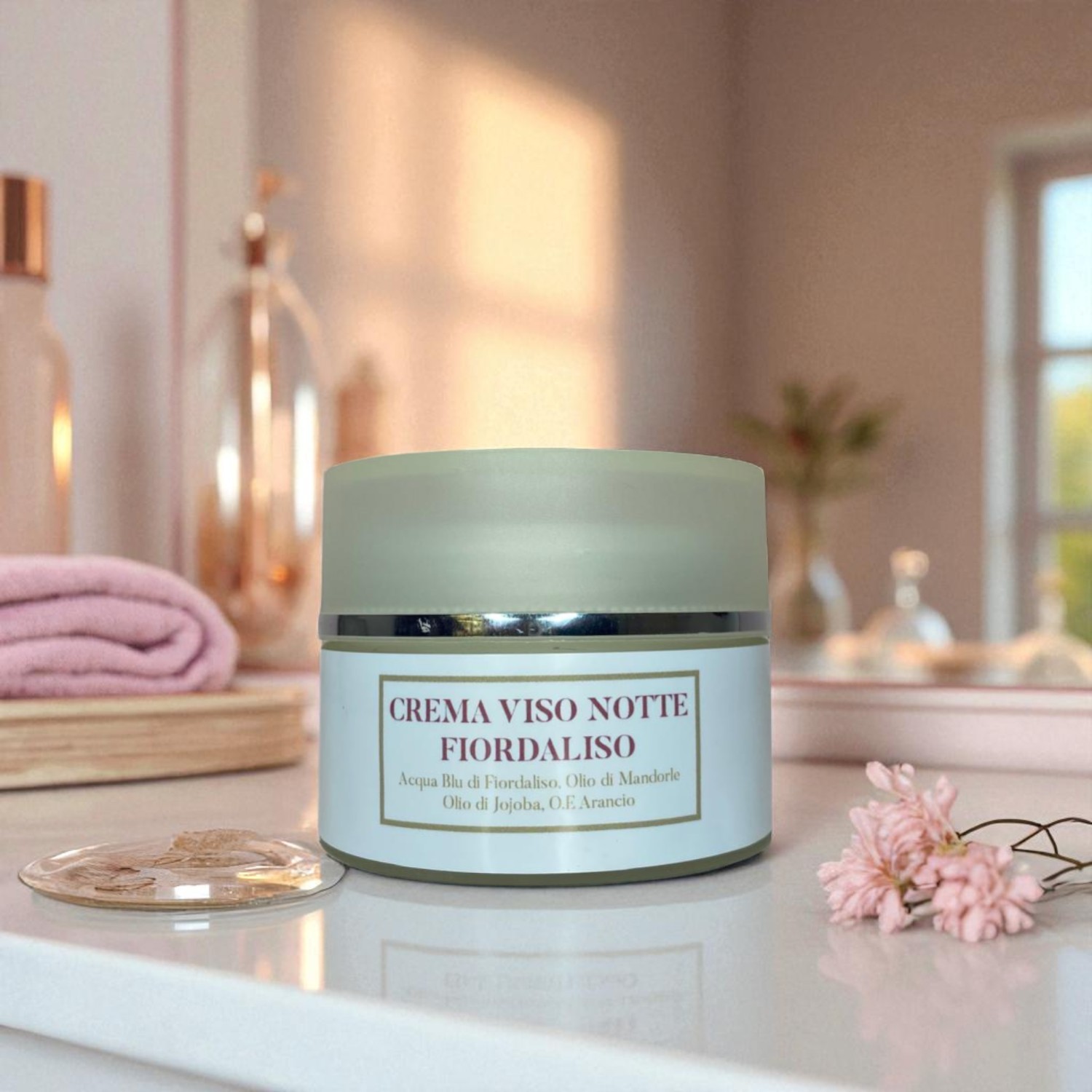 Crema Viso Notte Fiordaliso 50ml – trattamento rigenerante e lenitivo